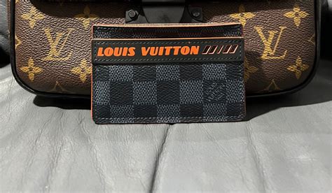 LOUIS VUITTON Damier Cobalt Card Holder 